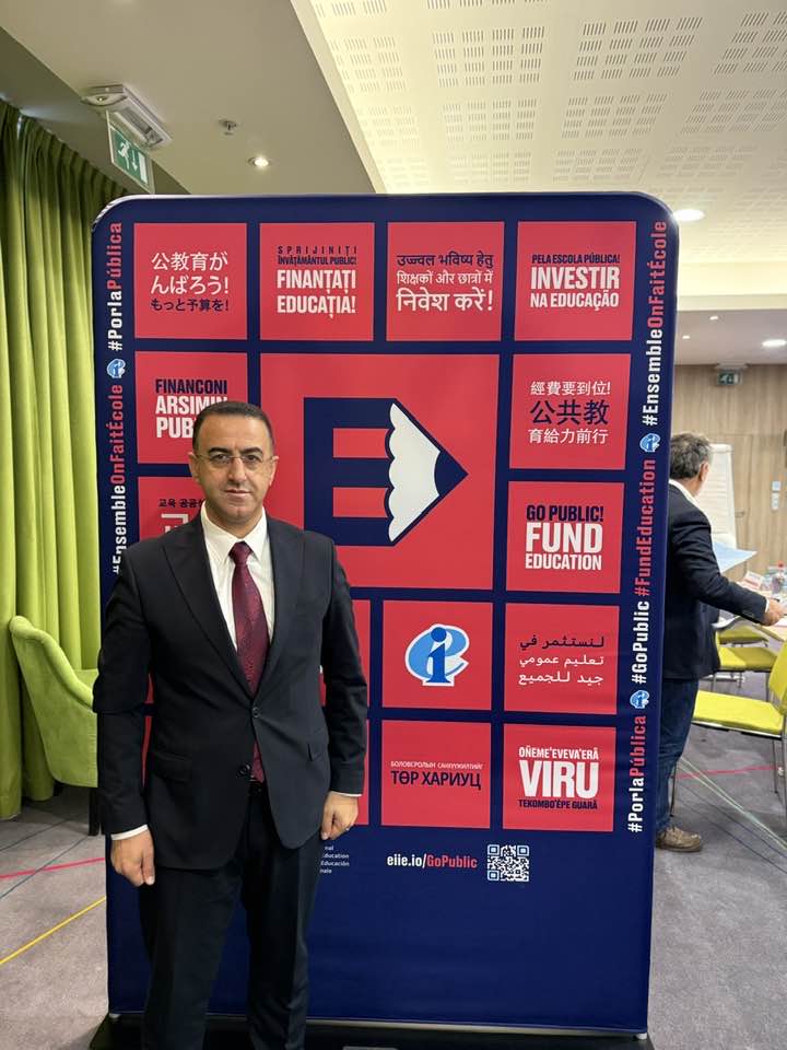 مشاركة اتحاد المعلمين الفلسطينيين في اجتماع المكتب التنفيذي للدولية للتربية في بروكسل