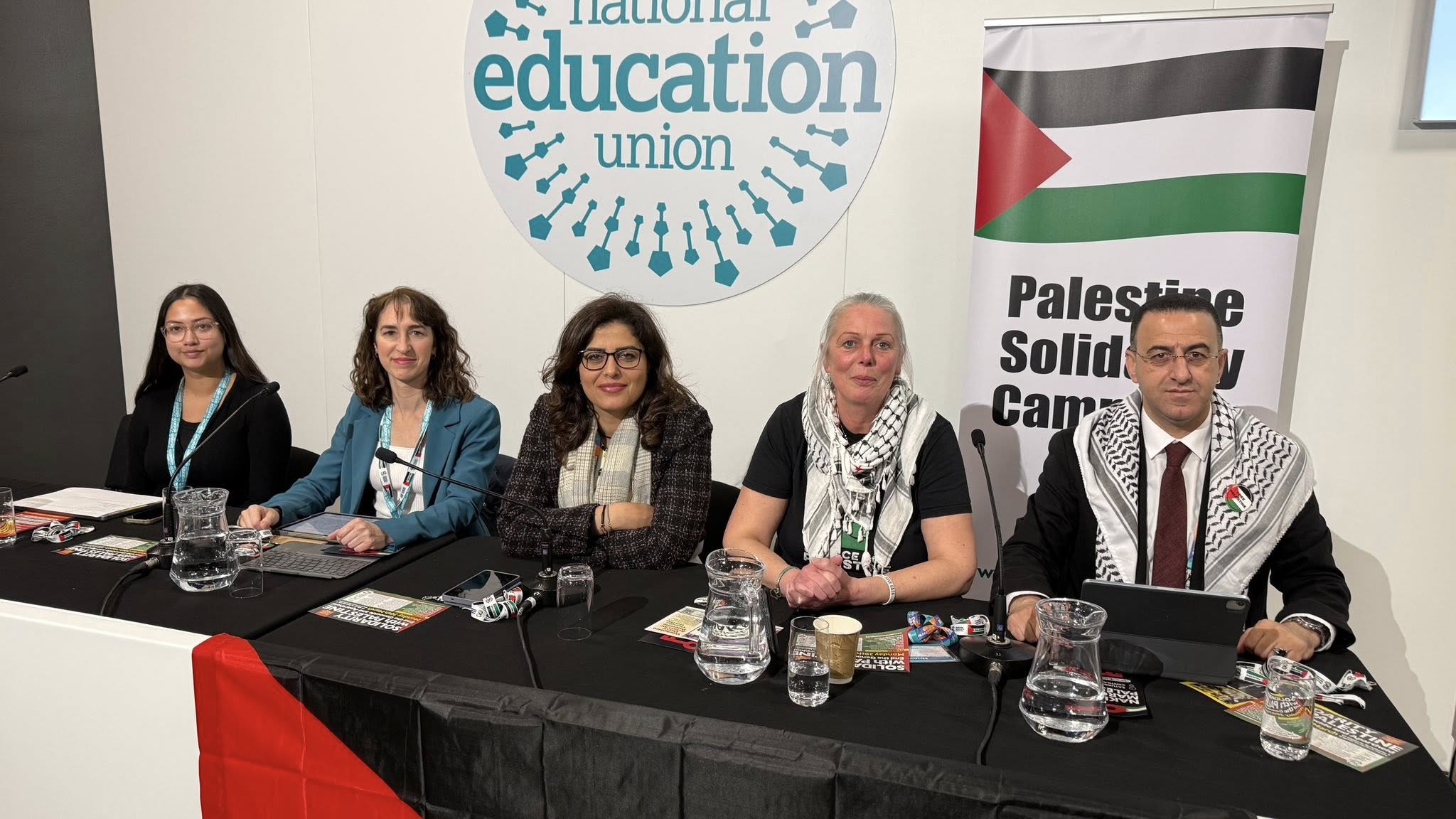 مشاركة نوعية لاتحاد المعلمين الفلسطينيين في مؤتمر (NEU) ببريطانيا