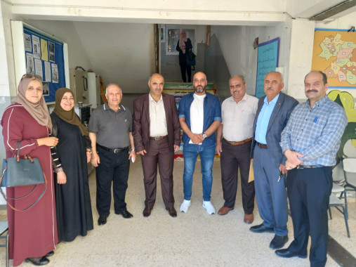 زيارة الى لجان المقابلات للمتقدمين للوظائف التعليمية في جنوب نابلس