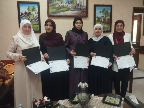تكريم معلمات دورة التعلم العاطفي الاجتماعي النسخة الرابعة في قلقيلية