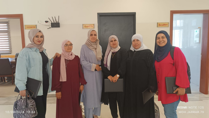 تكريم معلمات دورة التعلم العاطفي الاجتماعي النسخة الرابعة في جنوب نابلس