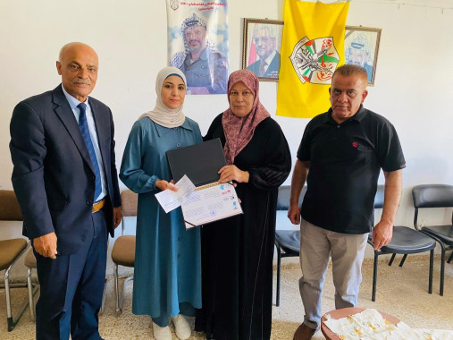 تكريم المعلمات المشاركات في دورة التعلم العاطفي في جنين