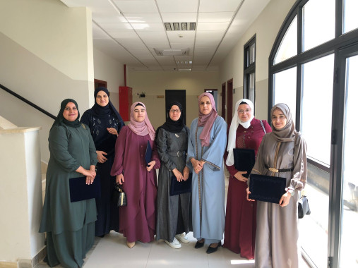 تكريم المعلمات المشاركات في دورة التعلم العاطفي الاجتماعي وبناء القدرات رقم ٦ في جنوب نابلس