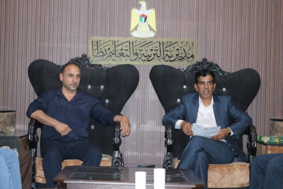 تكريم المعلمات المشاركات في دورة التعلم العاطفي في يطا