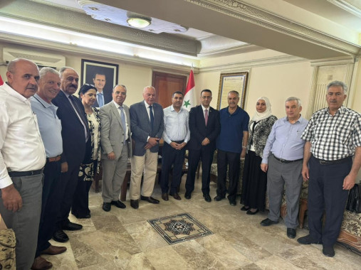 اتحاد المعلمين العرب يزور المكتب التنفيذي لنقابة المعلمين السوريين