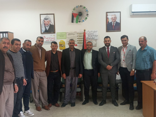 استقبال المعلمين الجدد في جنوب الخليل