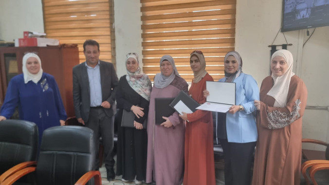 تكريم معلمات دورة التعلم العاطفي الاجتماعي النسخة الرابعة في نابلس
