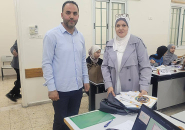 تكريم المعلمين الجدد فرع نابلس