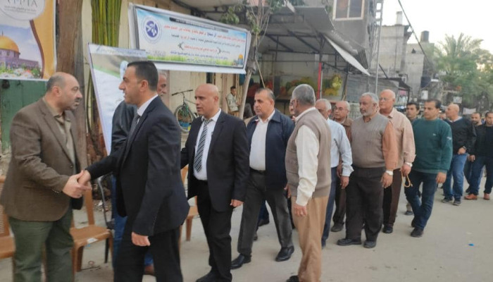 الأمين العام للاتحاد العام للمعلمين الفلسطينيين سائد ارزيقات ينعي شهداء حريق جباليا ..