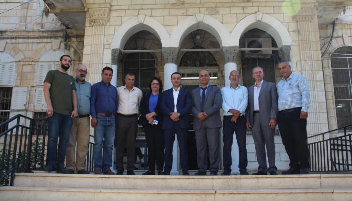 زيارة الأمين العام للاتحاد العام للمعلمين الفلسطينيين الأستاذ سائد ارزيقات لمحافظة نابلس