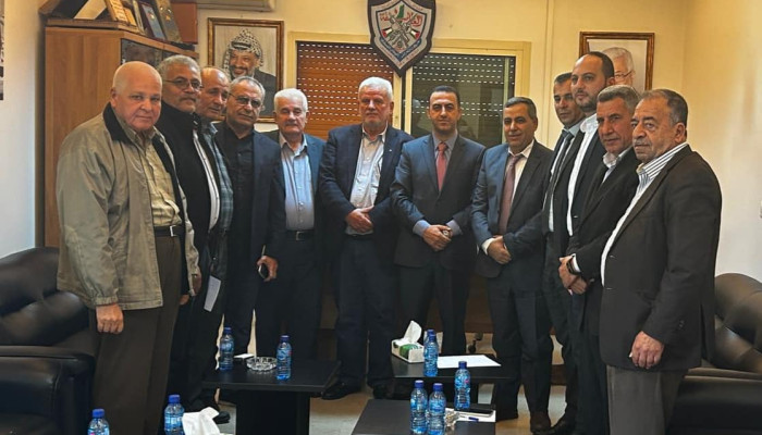قيادة فصائل منظمة التحرير الفلسطينية في لبنان  تلتقي وفد الاتحاد العام للمعلمين الفلسطينيين القادم من ارض الوطن